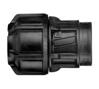 Philmac Metric/Imperial End Connector POL X FI 32mm / 1" x 1" BSP 9843