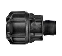 Philmac Metric/Imperial End Connector POL X MI 20mm / 1/2" x 1/2" BSP 9221
