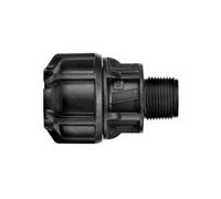 Philmac Metric/Imperial End Connector POL X MI 20mm / 1/2" x 3/4" BSP 9222