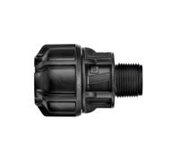 Philmac Metric/Imperial End Connector POL X MI 25mm / 3/4" x 1/2" BSP 9231