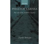 Philo of Larissa: The Last of the Academic Scep. Brittain<|