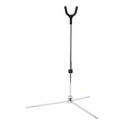 PHILOCS Stainless Steel Bow Stand Heavy Duty Recurve Bow Holder Adjustable Portable Archery Bows Stand for Hunting Shooting Outdoor