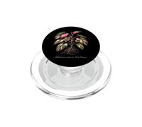 Philodendron Pink Princess plant illustration PopSockets PopGrip for MagSafe