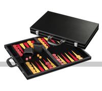 Philos 18-inch Leatherette Backgammon Set, Donousa (UK)