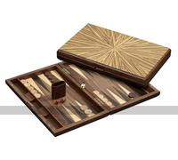 Philos 19-inch Wooden Mykonos Backgammon Set (UK)