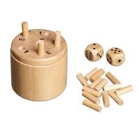 Philos 6337 Puzzle Game Dice Barrel, Small, Light Brown