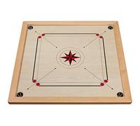 Philos Carrom Set with Accessories (Regulation-Size Carrom Board, Red Star Design)