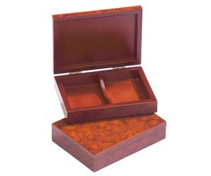 Philos High Quality Classic Playing Cards Wooden Storage Box 153x112x35mm
