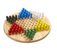 Philos large 38cm Chinese Checkers with wooden pegs (UK)