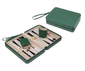 Philos Magnetic Travel Backgammon Thasos - Imitation Leather, Carrying Handle