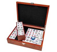 Philos Quality Wooden Mahjong Box Set 24x18x6cm for 2 to 4 Players Ages 3+