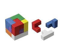 Philos 3519 Puzzle Game Soma Cubes Colorful, Multicolour