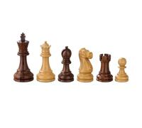 Philos Staunton Chess Pieces (Sheesham and Boxwood, 3.75 inch)