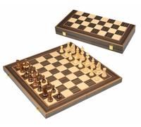 Philos Tournament Folding Wooden Chess Set - 55mm Squares (UK)