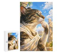 Philosopher Cat in Ancient Greece - Adult Picture Puzzle, 1000 PCS, Year-End Present - for Quiet Evenings And Focused Play