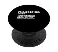 Philosopher Definition Nihilism Stoicism Philosophy PopSockets Adhesive PopGrip
