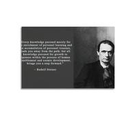 Philosopher Rudolf Steiner Motivational (1) Cover Poster Art Canvas Gift for Friends Or for Your Own Use Bedroom Living Room Decoration AestheticUnframe-style 20x30inch(50x75cm)