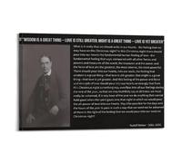 Philosopher Rudolf Steiner Motivational (3) Cover Poster Art Canvas Gift for Friends Or for Your Own Use Bedroom Living Room Decoration AestheticFrame-style 20x30inch(50x75cm)