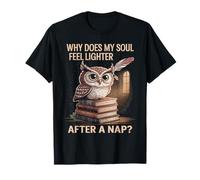 Philosopher Why Does My Soul Feel Lighter After A Nap Grunge T-Shirt