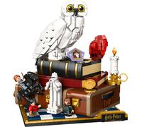 LEGO Harry Potter Philosopher's Stone - Collectors' Edition - Room Decor DIY Model w/Miniature Movie Scenes - Hedwig Owl Figure, 3 Minifigures - Gift Idea for Adult Fans - 76466