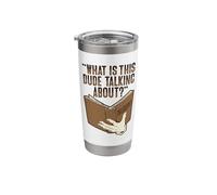 Philosophical Book Design for a Philosophy Student Stainless Steel Insulated Tumbler