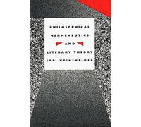 Philosophical Hermeneutics & Literary Theory