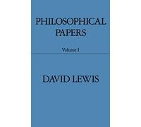 Philosophical Papers: Volume 1 - Paperback NEW Lewis, David 18 Aug 1983