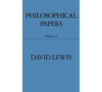 Philosophical Papers: Volume 1 - Paperback NEW Lewis, David 18 Aug 1983