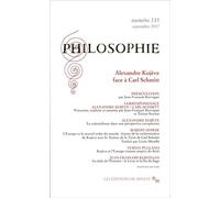 Philosophie 135 Alexandre Kojeve face à Carl Schmitt