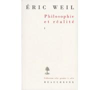 PHILOSOPHIE ET REALITE - TOME 1: Tome 1, Essais et conférences
