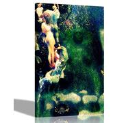 Philosophy by Gustav Klimt on Framed Canvas Prints Wall Art Pictures Abstract Artwork Home Office Bedroom 50 x 76cm (20 x 30 inches)