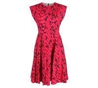 Philosophy By Lorenzo Serafini Preloved Di Printed Knee Length Dress Pink Cotton Pink 44