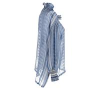 Philosophy By Lorenzo Serafini Preloved Zimmermann Printed Button-Up Top Light Blue Silk Light Blue
