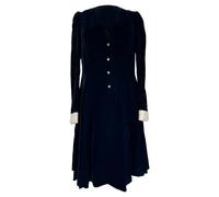 Philosophy By Lorenzo Serafini Women's Preloved di V-Neck Midi Dress Black Acetate | Size: 8