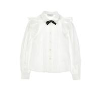 Philosophy Di Lorenzo Serafini Kids ruffled-bow shirt - White 6-8-10