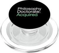 Philosophy Doctorate Acquired PhD Graduate PopSockets PopGrip for MagSafe