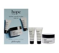 Philosophy Hope In A Jar Hydrate-Smooth and Glow Mini Set For Unisex 3 Pc 0.5oz Smooth-Glow Multi-Tasking Moisturizer, 0.1oz Eye Revival Serum-in-Crea