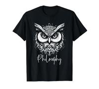Philosophy Owl. Value Graphic T-Shirt, Men, Black, XL