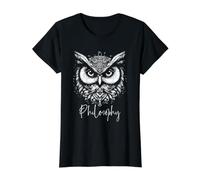 Philosophy Owl. Value Graphic T-Shirt, Women, Black, M