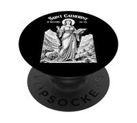 Philosophy Philosopher Patron Saint Catherine Philosophers PopSockets Adhesive PopGrip