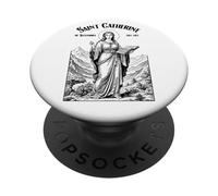 Philosophy Philosopher Patron Saint Catherine Philosophers PopSockets Adhesive PopGrip