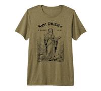 Philosophy Philosopher Patron Saint Catherine Philosophers Premium T-Shirt