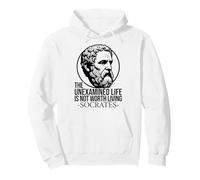 Philosophy Socrates Quote for Wise Philosphers Pullover Hoodie