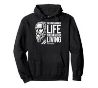 Philosophy Socrates Quote for Wise Philosphers Pullover Hoodie