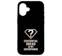 Philosophy Student Existential Overthinking Cogito Ergo Sum Case for iPhone 16