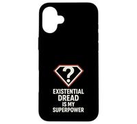 Philosophy Student Existential Overthinking Cogito Ergo Sum Case for iPhone 16 Plus