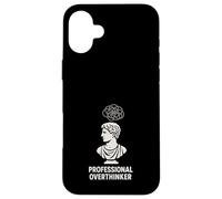 Philosophy Student Existential Overthinking Cogito Ergo Sum Case for iPhone 16 Plus