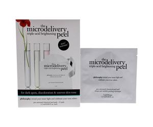 Philosophy The Microdelivery Triple-Acid Brightening Peel Pad for Unisex 12 Pc Pads
