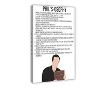 Phil's-osophy Modern Family Poster TV Show 1 Canvas Poster Wall Art Decor Print Picture Paintings for Living Room Bedroom Decoration Frame-style 08x12inch(20x30cm)