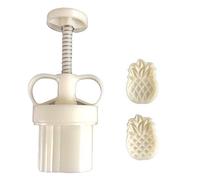 PHILSP Baking Pan Pineapple Mooncake Mold 25/125g Cake Cookie Mould Cutter Mid-Autumn Festival S